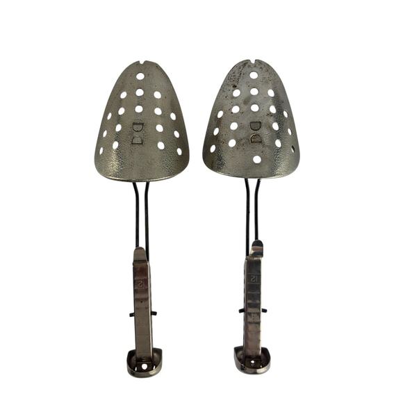 Vintage Ekco Shoe Stretchers Adjustable Metal Size 5-12 USA Made - Picture 2 of 12